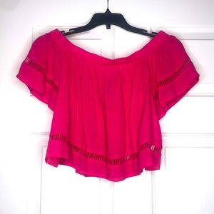 Pink Forever 21 Crop Top